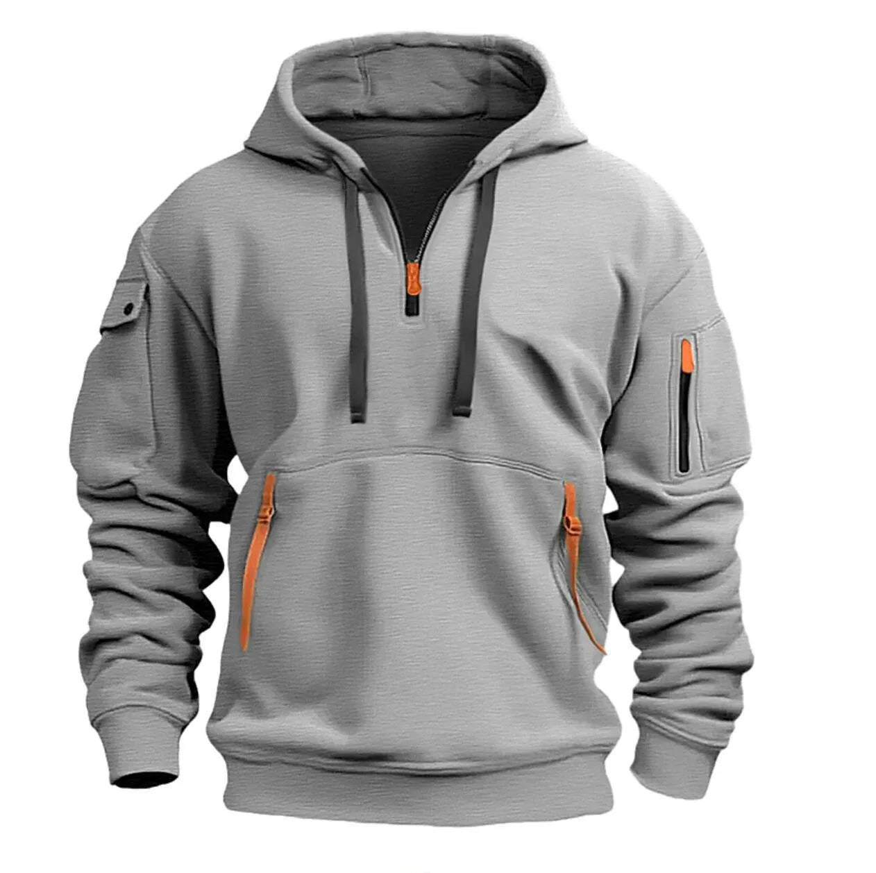 Biy 2024  Dropped Shoulder Hooded Sweatshirt Men's Women's Plus Size Loose Pullover Fashion Sweatshirt